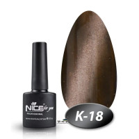 Гель лак Nice кошачий глаз К - 18